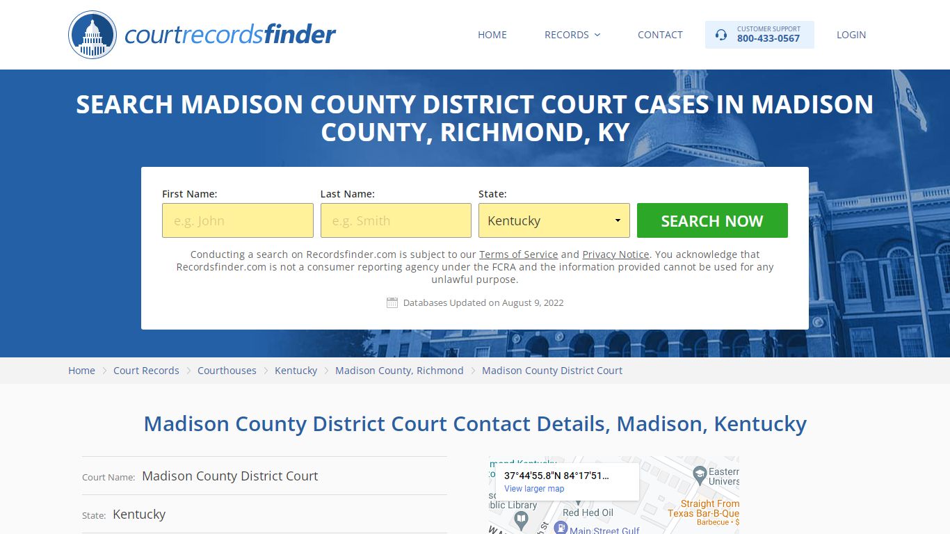 Madison County District Court Case Search - RecordsFinder